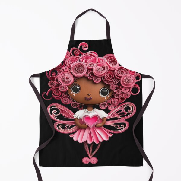 Item preview, African American Cute Cupid Girl designed and sold by PrintsByFrank.