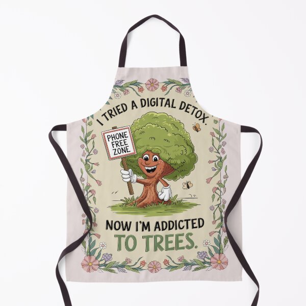 Item preview, Whimsical Tree - "Addicted to Trees" Digital Detox Design designed and sold by gk-creations.