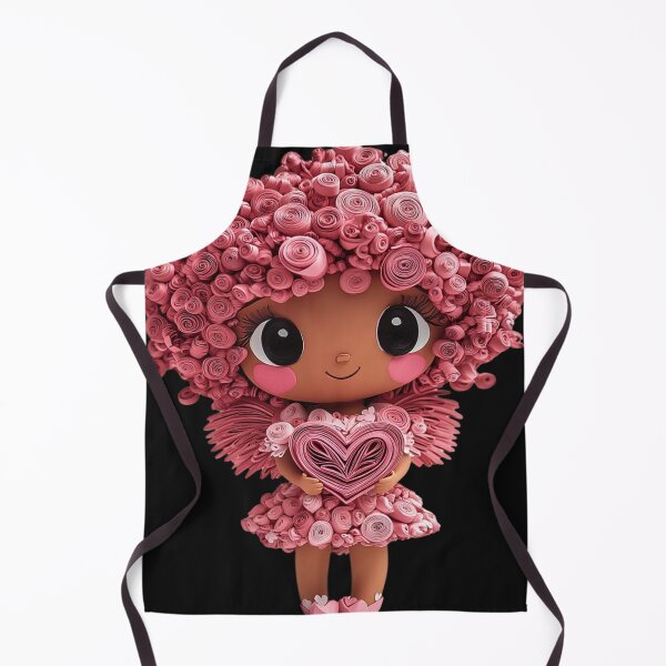 Item preview, African American Cute Cupid Girl designed and sold by PrintsByFrank.