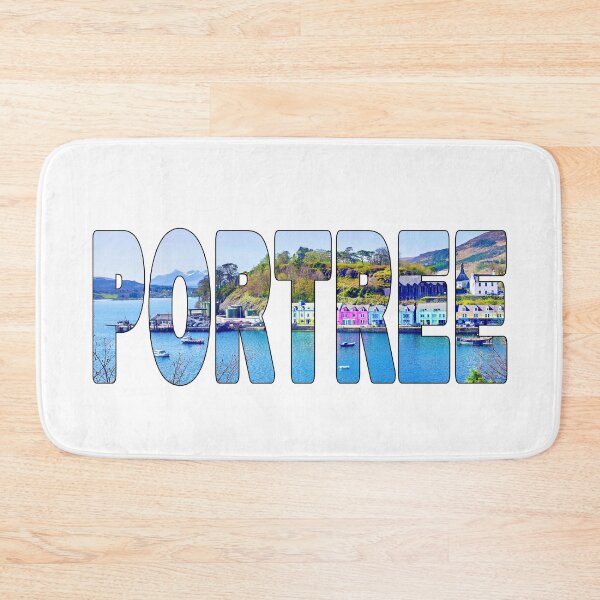 Item preview, PORTREE - Isle of Skye Scotland Fishing Port Coloured Houses designed and sold by Adam Gormley.