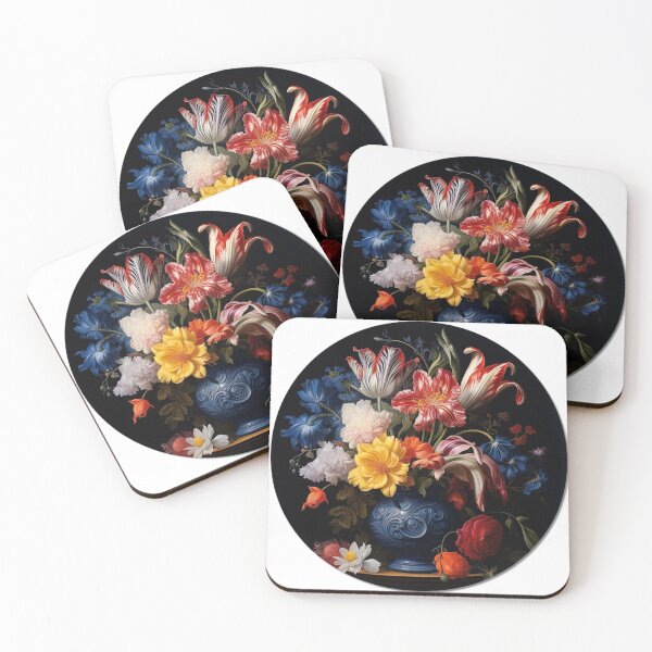 Item preview, Vibrant Floral Composition designed and sold by jgvisualarts.