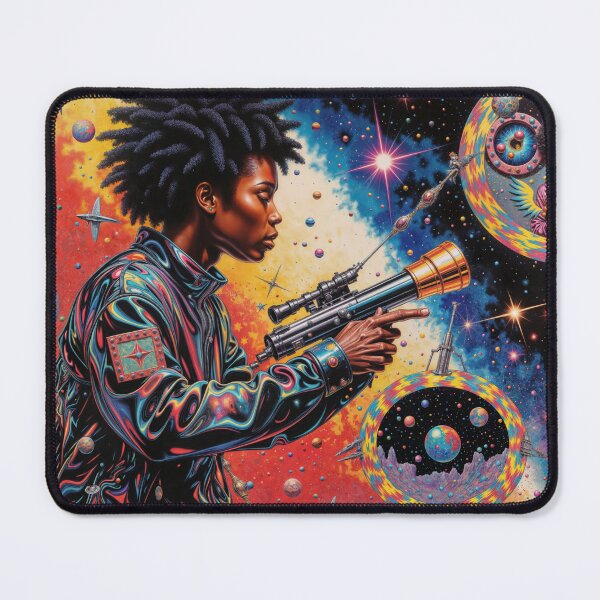 Item preview, "Cosmic Seeker: The Stargazer's Odyssey" designed and sold by Seattleaiharp.