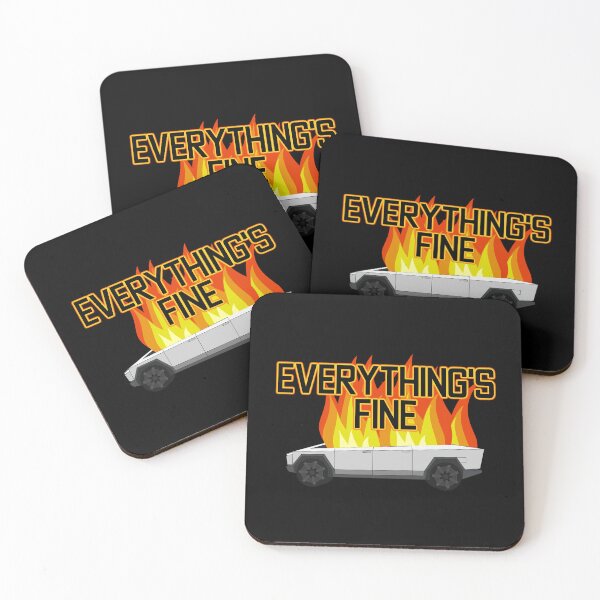 Item preview, Everything's Fine designed and sold by Hellbilly Designs.