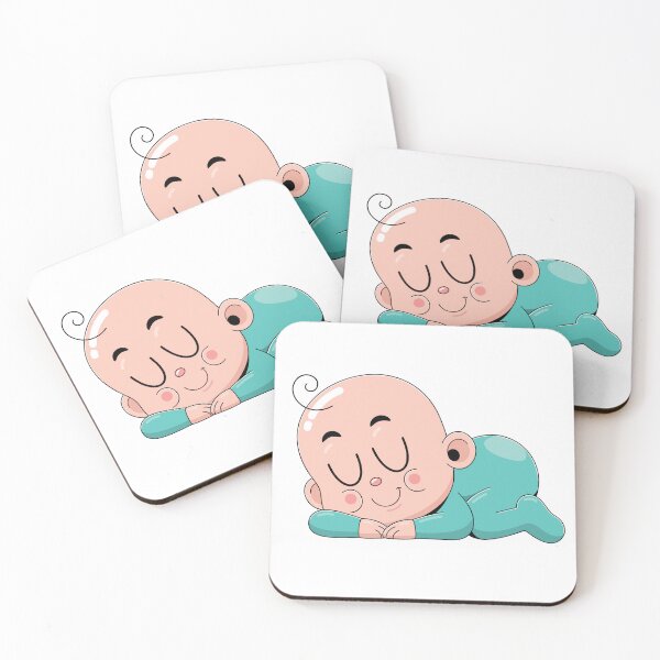 Item preview, Cute Cartoon Baby Sleeping Peacefully designed and sold by sararoom.