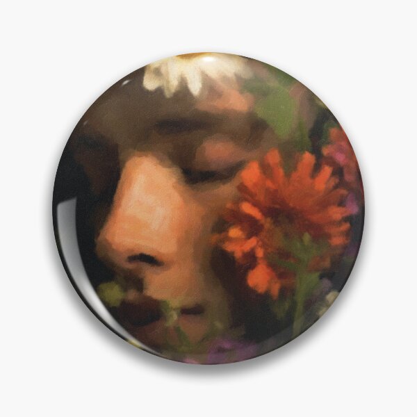 Item preview, Man’s Face Covered in Flowers designed and sold by Drawings Project.