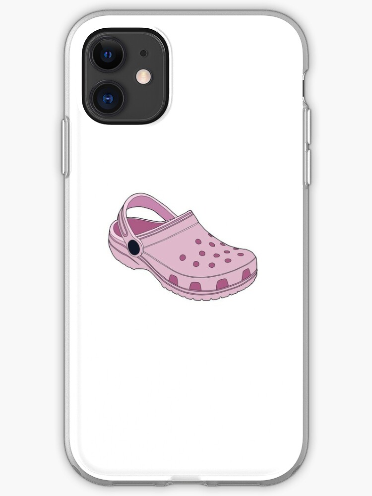 light blue and pink crocs