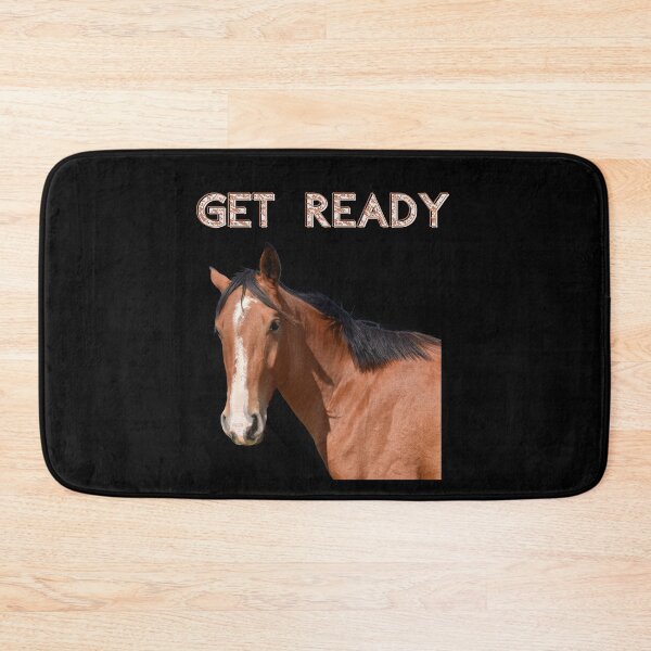 Item preview, Get Ready Horse - Motivational Equestrian Art designed and sold by Colorful-Garden.