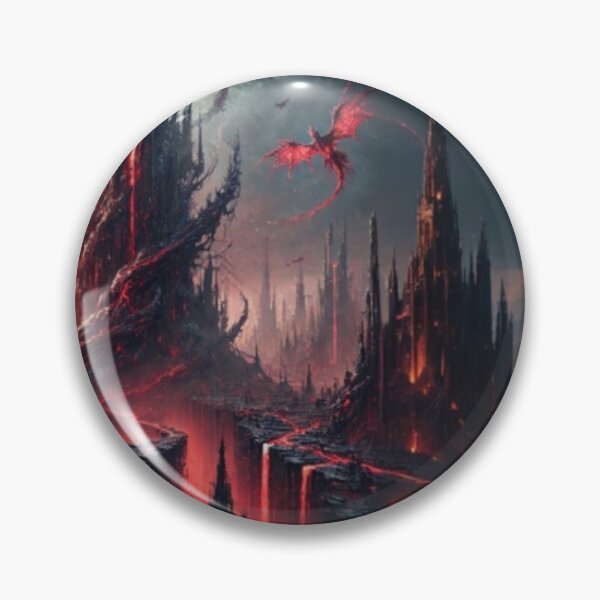Item preview, AI generated hellscape, dystopian fantasy designed and sold by AI-this-is-AI.