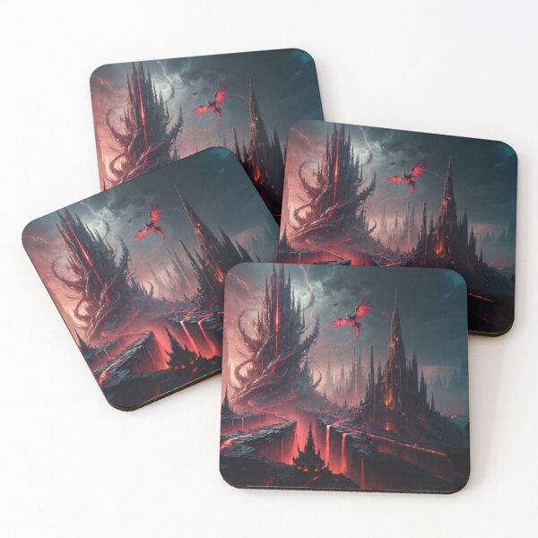 Item preview, AI generated hellscape, dystopian fantasy designed and sold by AI-this-is-AI.