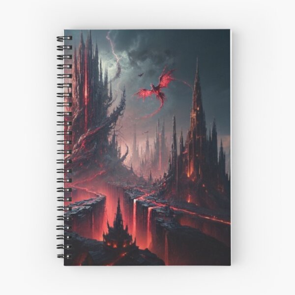 Item preview, AI generated hellscape, dystopian fantasy designed and sold by AI-this-is-AI.