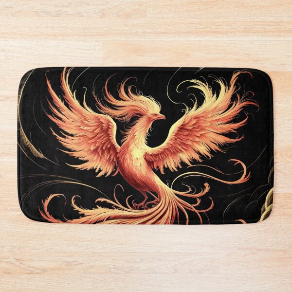 Item preview, Stunning Fiery Phoenix | Vibrant Mythical Wildlife Art designed and sold by WildStroke.