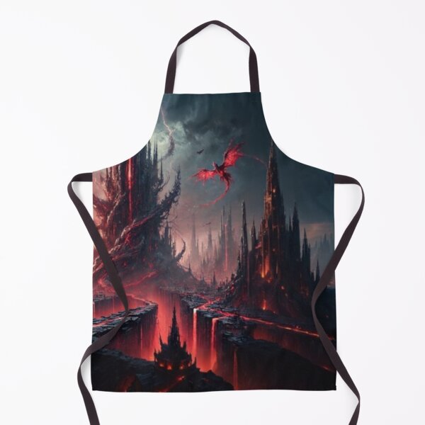 Item preview, AI generated hellscape, dystopian fantasy designed and sold by AI-this-is-AI.