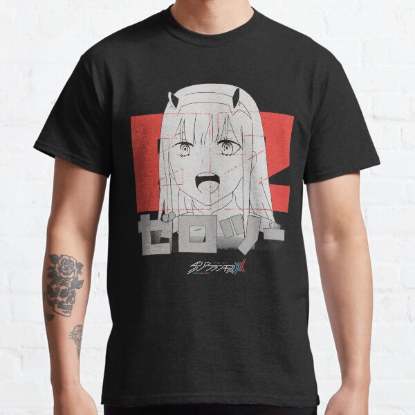 Zero Two 02 ゼロツー black version Classic T-Shirt