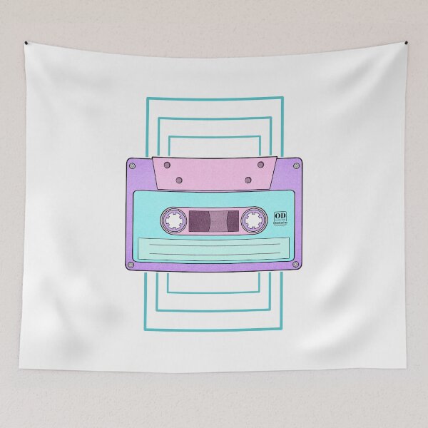 Item preview, Timeless Songs | Retro Vintage Pastel Goth Cassette designed and sold by ObsidianDaz.