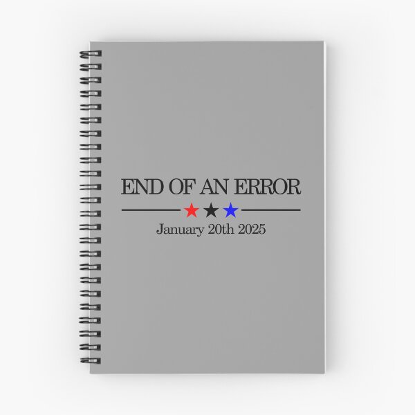Item preview, "End of an Error: Funny Political Satire for January 20th 2025 Trump Vance Inauguration Day" designed and sold by artworkathome.