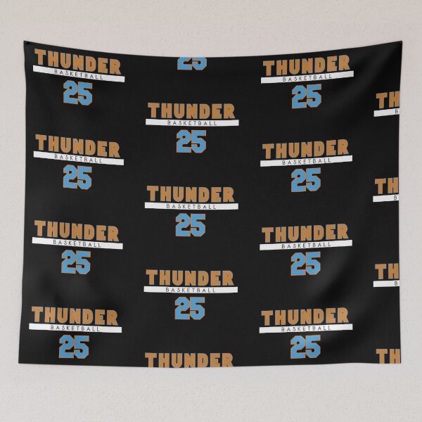 Item preview, Ajay Mitchell 25 Tshirt, stickers and more - tribute to Ajay Mitchell Oklahoma City Thunder Tshirt designed and sold by Fanaticos.