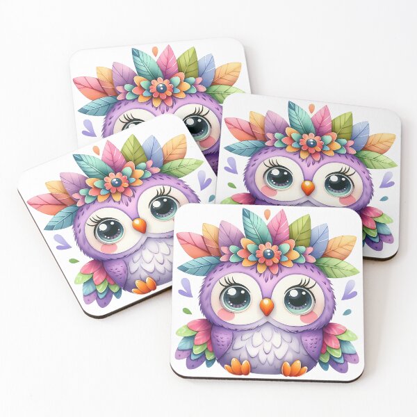 Item preview, A0623 Owl's Day Out – Adorable Owl Art, Whimsical Animal Illustration, Perfect for Kids Rooms, Nursery Decor, and Playful Spaces designed and sold by angieart68.