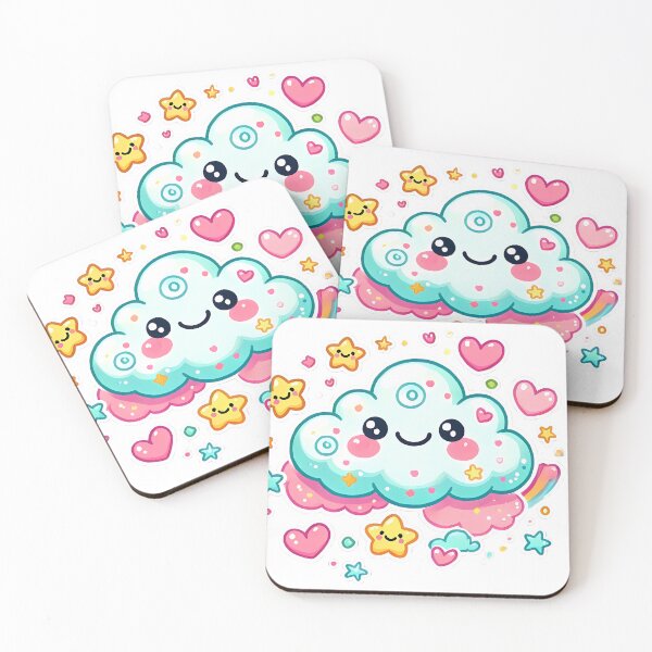 Item preview, Playful Pastel Cloud Sticker designed and sold by Peelya.