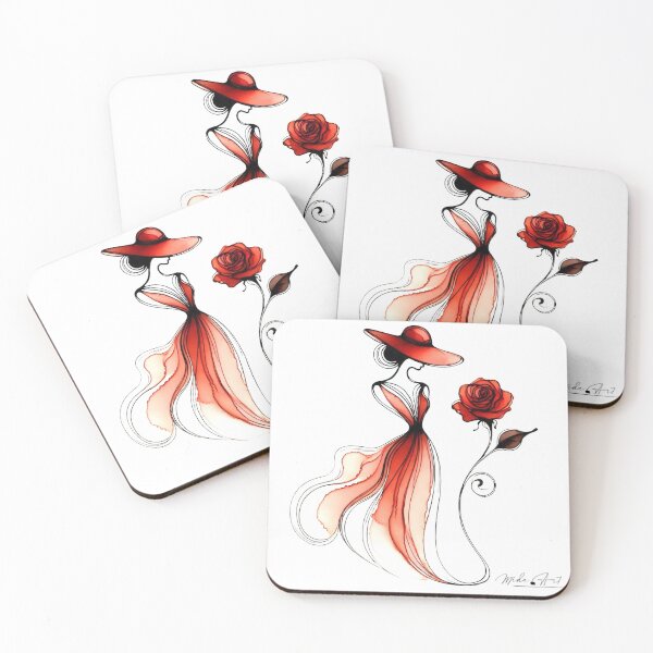 Item preview, Woman with Rose designed and sold by MidaArt.