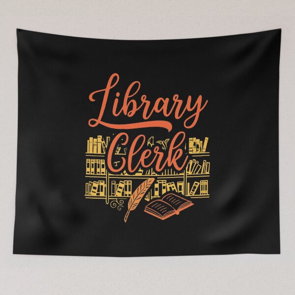 Item preview, Charming Library Clerk Design | Book Lover's Dream Tee designed and sold by Colorful-Garden.