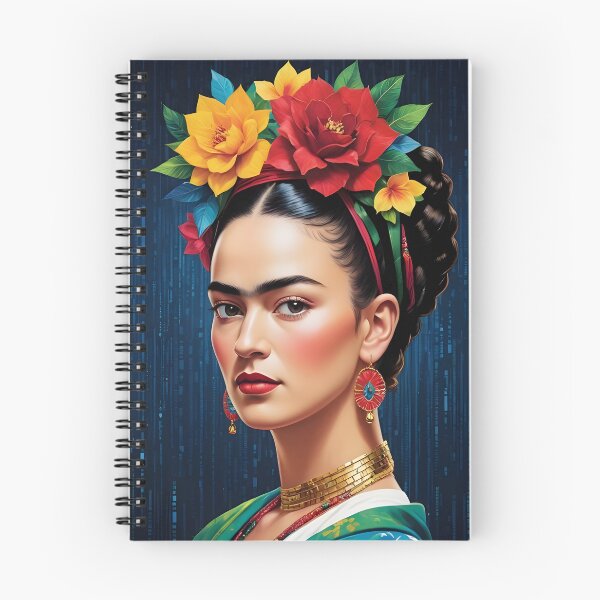Item preview, Frida Kahlo - Colorful AI Art designed and sold by JaneBadness.