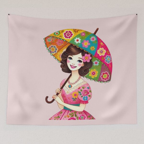 Item preview, Woman With A Parasol designed and sold by Myra365Art.