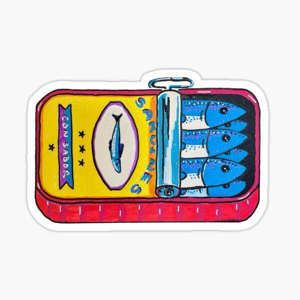 Item preview, Sardines con sabor designed and sold by draw_elinor.