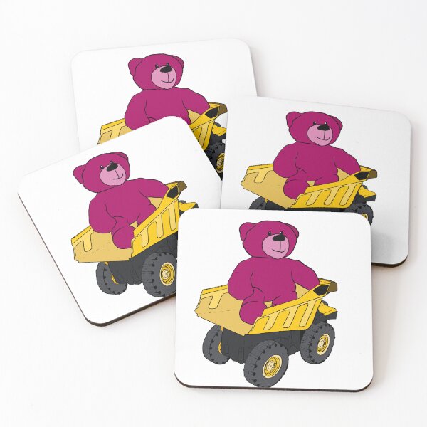 Item preview, Yellow Truck Pink Bear  designed and sold by ethanpaulhenry.