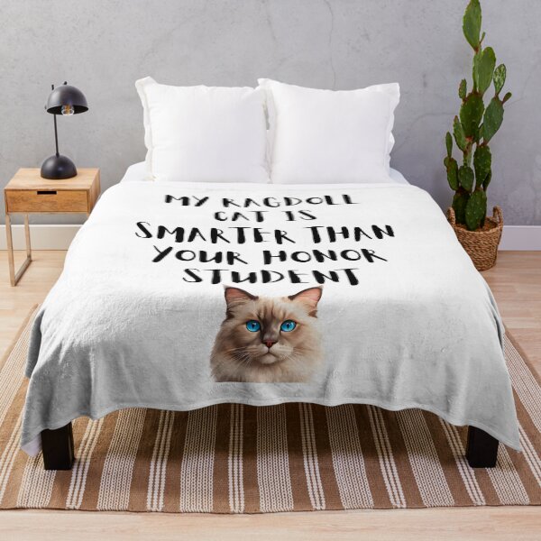Item preview, My Ragdoll Cat Is Smarter Than Your Honor Student – Funny Cat Lover Design designed and sold by Fredster1966.