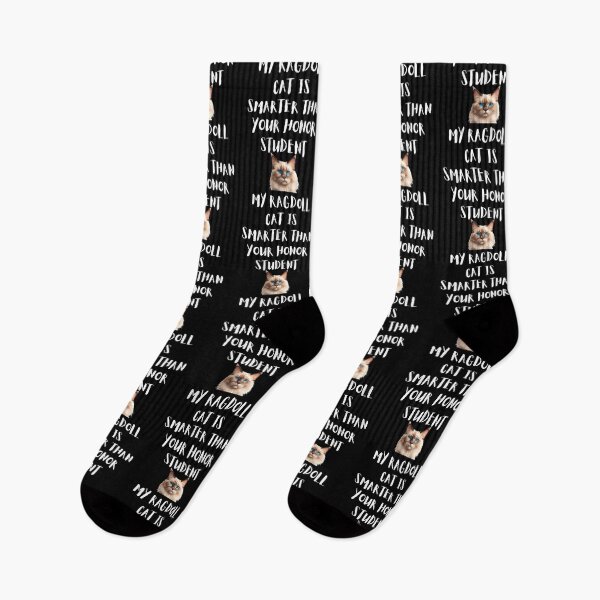 Item preview, My Ragdoll Cat Is Smarter Than Your Honor Student – Funny Cat Lover Design designed and sold by Fredster1966.