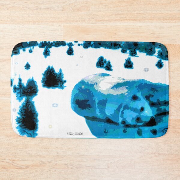 Item preview, Polar Bear Takes a Rest in the Snow designed and sold by kristalcurt.