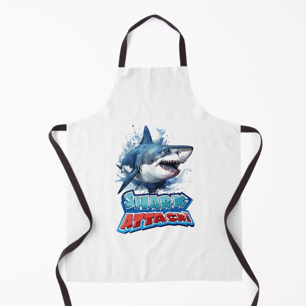 Item preview, Blue and Dangerous Shark comming out Waves 3-aquatic Summer theme designed and sold by CosmicNook1.