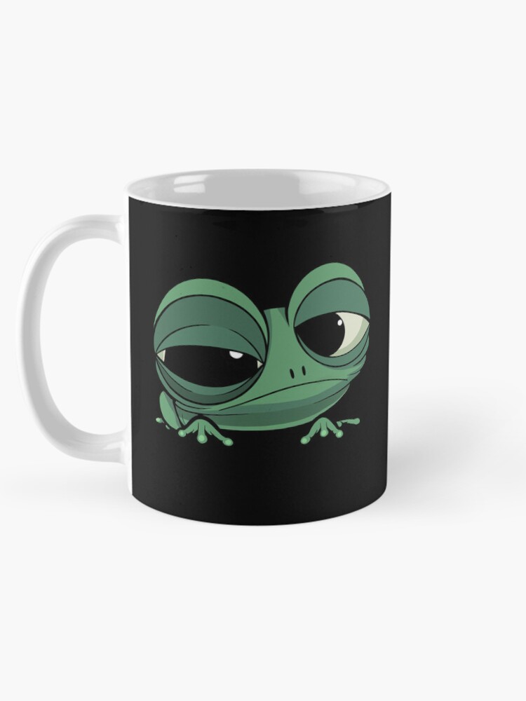 Thumbnail 5 of 6, Coffee Mug, Staring Frog designed and sold by FlyingKickF.