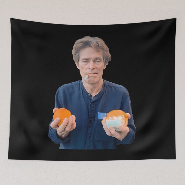 Item preview, Wil.lem Da.foe With Two Orange Meme designed and sold by Vermilune.