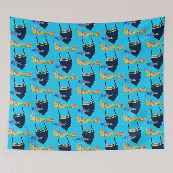 Item preview, My Bathers at the Bottom of the Ocean designed and sold by GeorginaxFraser.