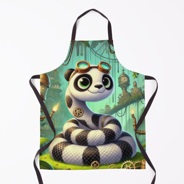 Item preview, Steampunk Panda Pied Ball Python designed and sold by Sillytoe.