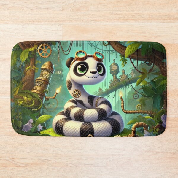 Item preview, Steampunk Panda Pied Ball Python designed and sold by Sillytoe.