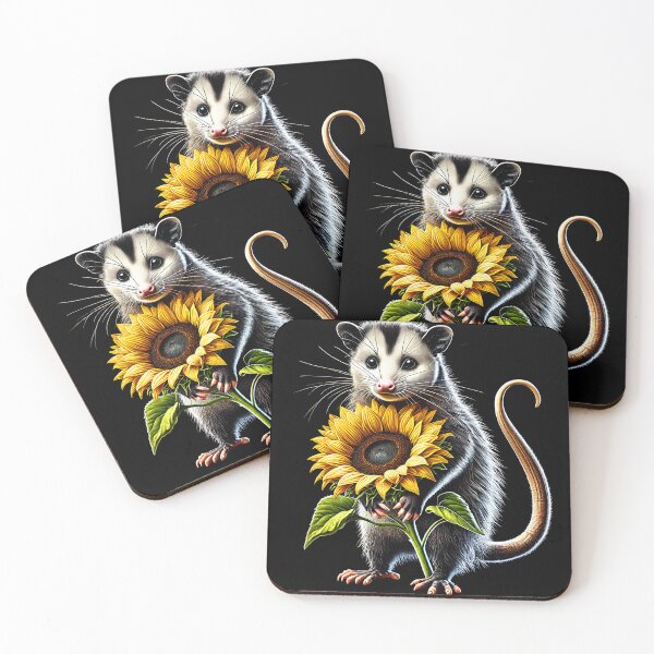 Item preview, Cute Possum With Sunflower Opossum Mom Lover Mothers Day designed and sold by Kimberley King Art  King Art.