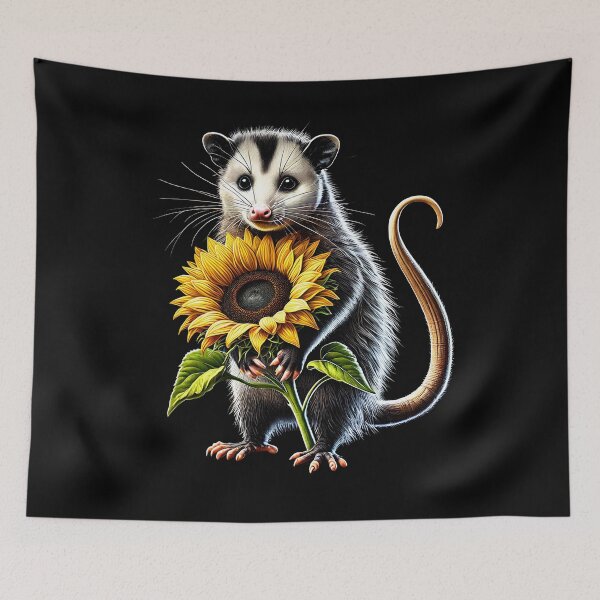 Item preview, Cute Possum With Sunflower Opossum Mom Lover Mothers Day designed and sold by Kimberley King Art  King Art.