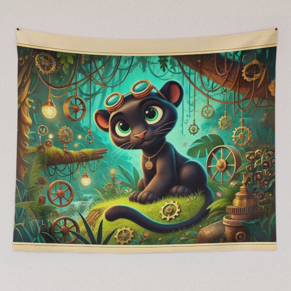 Item preview, Steampunk Panther designed and sold by Sillytoe.