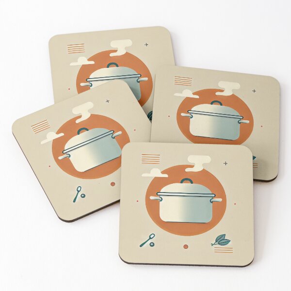 Item preview, Cooking Pot Minimalism Art Style designed and sold by artofuniverse.