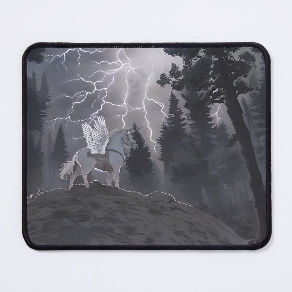 Item preview, B&W Mythical nag designed and sold by Glenbobagins.