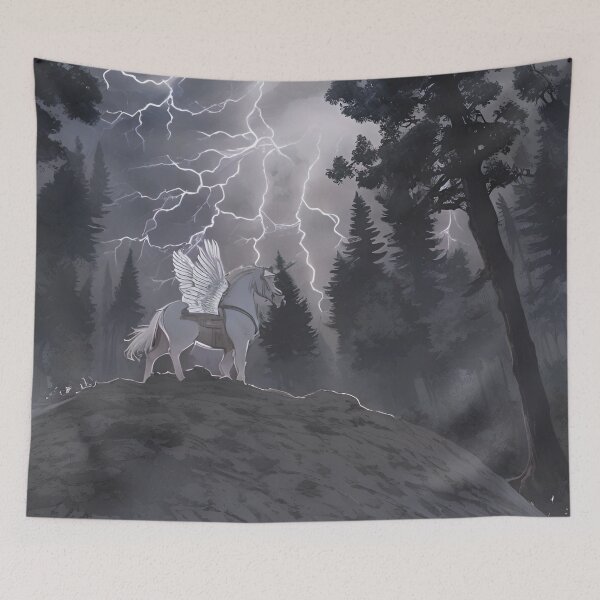 Item preview, B&W Mythical nag designed and sold by Glenbobagins.