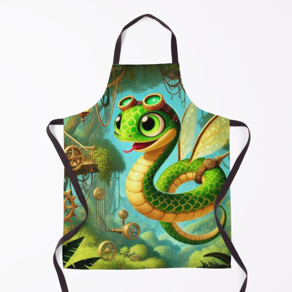 Item preview, Steampunk Paradise Flying Snake designed and sold by Sillytoe.