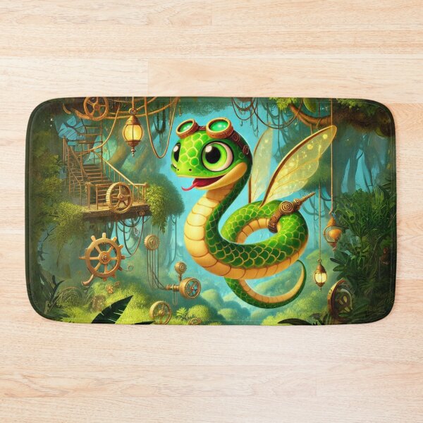 Item preview, Steampunk Paradise Flying Snake designed and sold by Sillytoe.