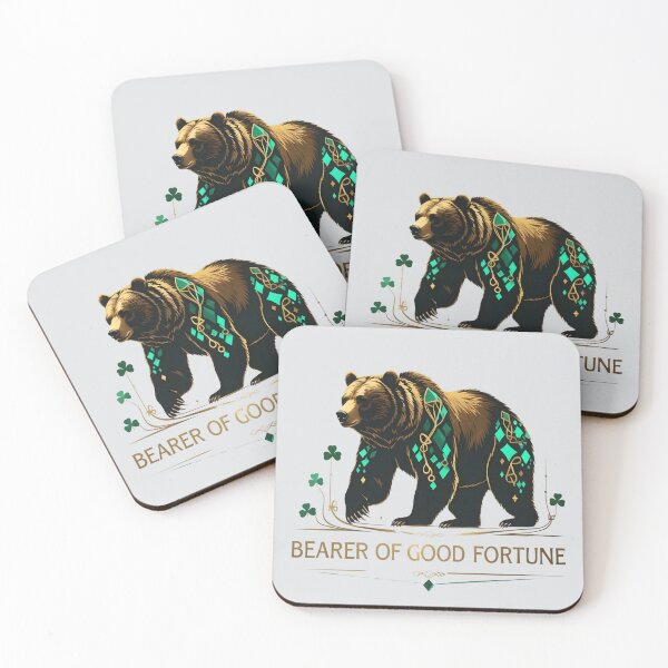 Item preview, Bearer of Good Fortune – Elegant Grizzly Bear Design by LaLi Designs designed and sold by LaLi-Designs.