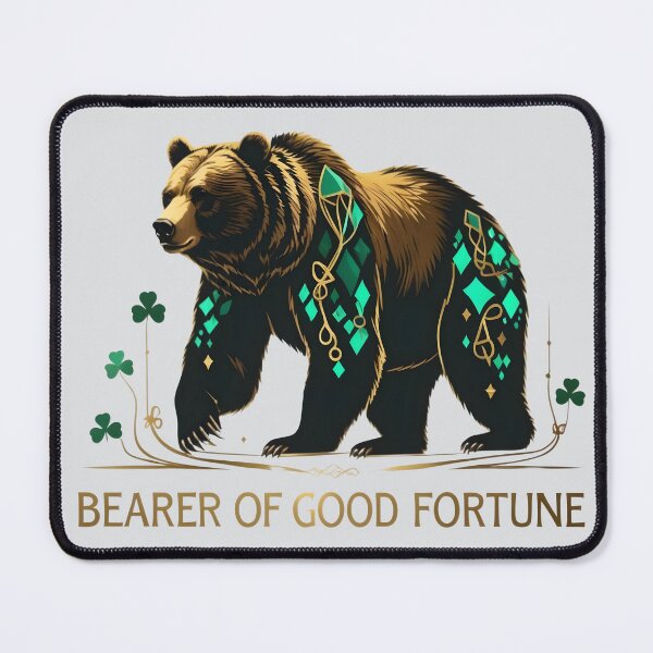 Item preview, Bearer of Good Fortune – Elegant Grizzly Bear Design by LaLi Designs designed and sold by LaLi-Designs.