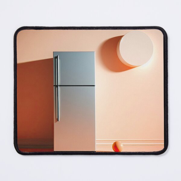 Item preview, Refrigerator Minimalism Art Style designed and sold by artofuniverse.