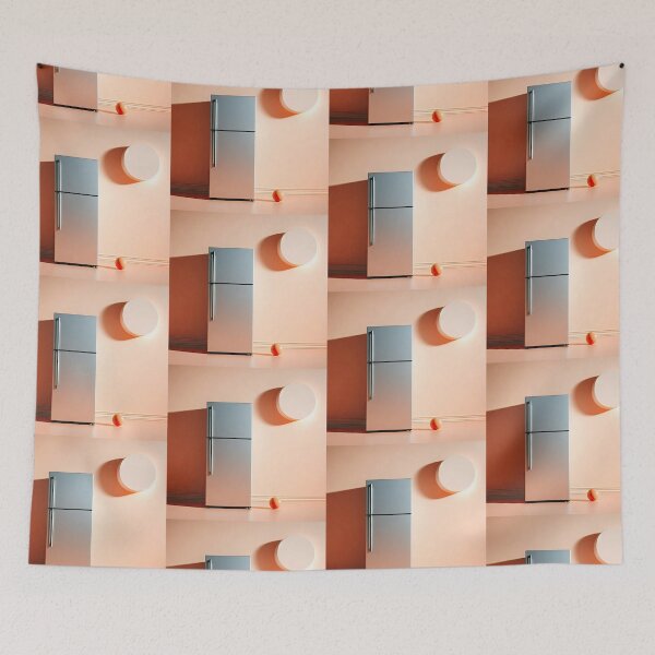 Item preview, Refrigerator Minimalism Art Style designed and sold by artofuniverse.