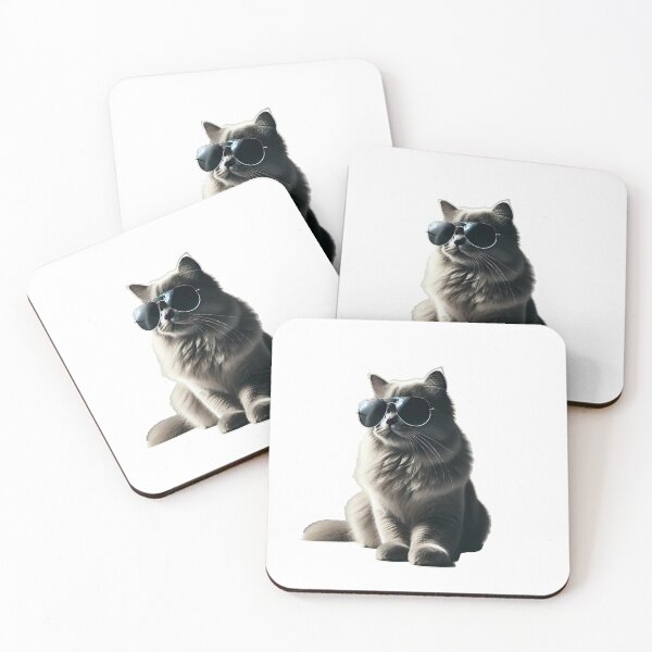 Item preview, Cool Cat in Sunglasses designed and sold by KittyKatto.